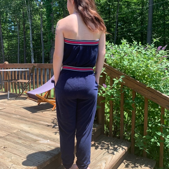 Blue Caribbean terry cloth jumper - Picture 4 of 4